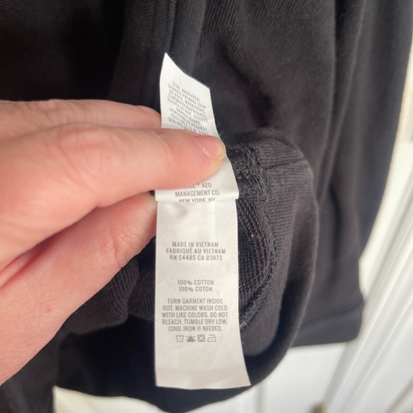 Women's Black Button-Up Jacket - Picture 6 of 7